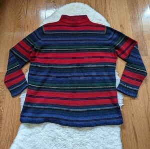 Vintage LAUREN RALPH LAUREN 100% lambswool pullover mock neck knit sweater 2x